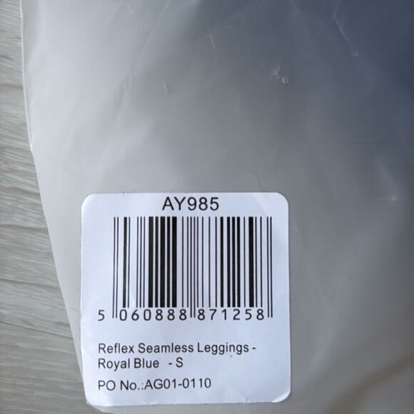 AYBL Reflex Seamless Leggings‎ - Royal Blue small NWT in packaging - Picture 5 of 5